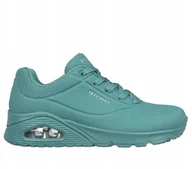 Sneakersy damskie - Sneakersy damskie Skechers Uno Stand On Air buty sportowe skórzane - miniaturka - grafika 1