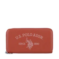 Portfele - Duży Portfel Damski U.S. Polo Assn. WIUXT8413WVP Pomarańczowy - miniaturka - grafika 1
