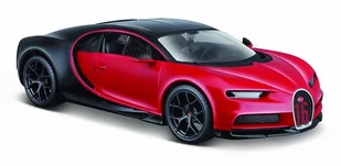 Maisto Model kompozytowy Bugatti Chiron sport czarno-czerwony 5_697988 - Kolekcjonerskie modele pojazdów - miniaturka - grafika 3