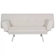 Sofy i kanapy - Tapicerowana sofa rozkładana beżowa BRISTOL - miniaturka - grafika 1