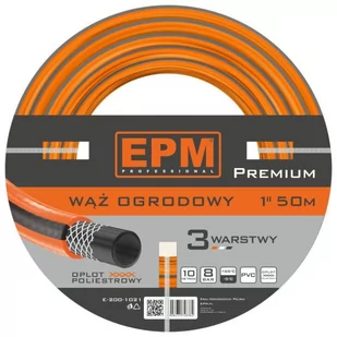 EPM OGRÓD WĄŻ ZBROJONY DO URZĄDZEŃ ZRASZAJĄCYCH 1 50MB PREMIUM E-200-1021 - Węże ogrodowe i zraszacze - miniaturka - grafika 1