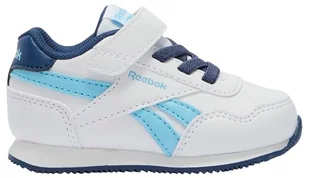 Reebok Royal Jog 3.0 Elastic & Top Strap Sneaker chłopięce sneakersy, Ftwrwhite Digitalblue Batikblue, 26.5 EU - Buty dla chłopców - miniaturka - grafika 1