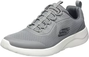 Skechers Męskie trampki do gier 894133, Syntetyczne wykończenie z szarej siatki, 39.5 EU - Trampki męskie - miniaturka - grafika 1