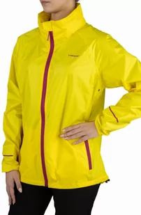 Kurtka damska przeciwdeszczowa z membraną Aqua Thermo TEX Viking Rainier 6400 żółty - Kurtki i kamizelki sportowe damskie - miniaturka - grafika 1