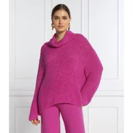Swetry damskie - Liviana Conti Golf | Relaxed fit | z dodatkiem kaszmiru - miniaturka - grafika 1