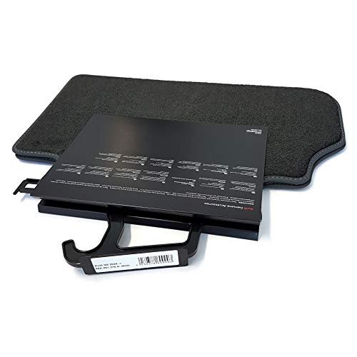 Audi 80A061276AMNO Premium welurowe dywaniki tekstylne, 2 x dywaniki materiałowe z tyłu, bez punktów mocowania