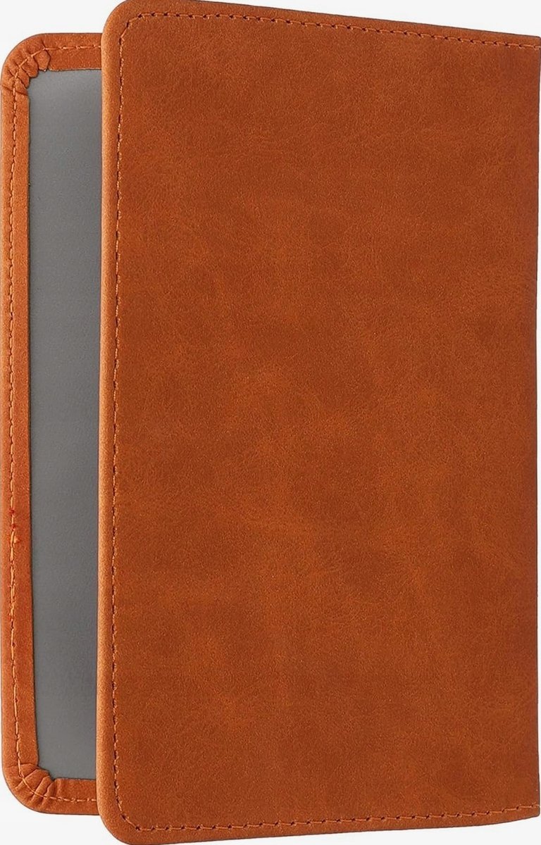 ETUI NA DOKUMENTY 12X175CM OCHRONNE POKROWIEC ZAMSZOWY SMUKŁY JASNOCIEPŁY