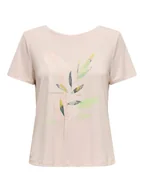 Koszulki i topy damskie - ONLY Koszulka "Free Life" w kolorze jasnoróżowym - miniaturka - grafika 1