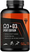 Suplementy diety - Kwasy tłuszczowe z witaminą D3 dla sportowców Trec Nutrition Omega-3 + D3 Sport Edition 120 kapsułek (5902114040826) - miniaturka - grafika 1