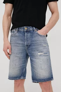Spodenki męskie - Superdry Superdry szorty jeansowe męskie - grafika 1