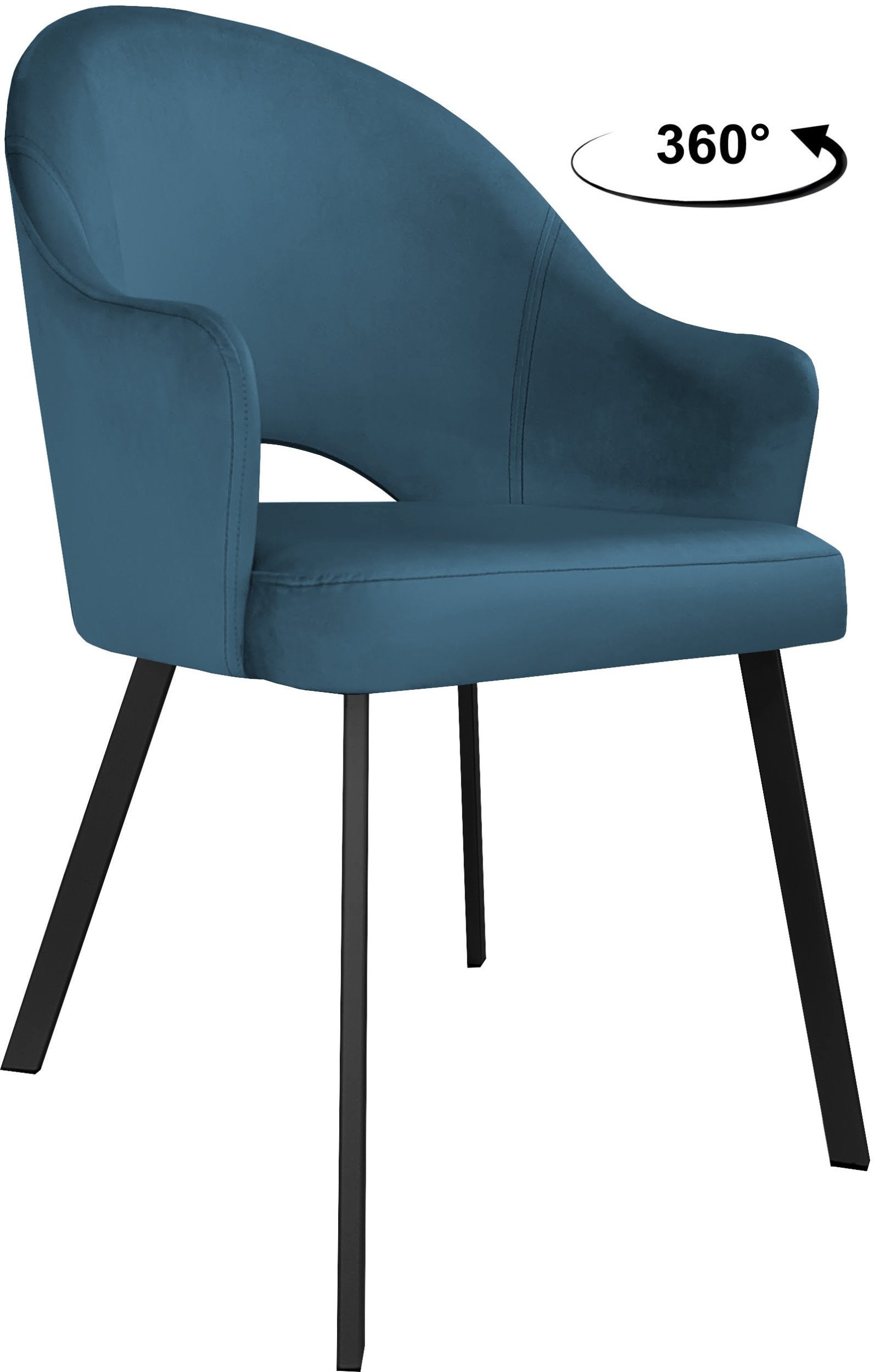 Krzesło obrotowe Velvet podstawa Profil czarna MG33