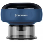 Masażery - Masażer ręczny antycellulitowy HUMANAS BB01 Plus, Bańka masująca Niebieski - miniaturka - grafika 1