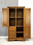 Szafy - Szafa drewniana ubraniowa / Bieliźniarka (2) Klasyczna/ Mahoń - miniaturka - grafika 1