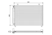 Chłodnice - Chłodnica klimatyzacji VALEO 822656 95310-68P10 SUZUKI - miniaturka - grafika 1