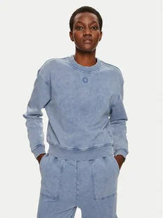 Hugo Bluza Delessa_B 50518104 Niebieski Relaxed Fit - Bluzy damskie - miniaturka - grafika 1