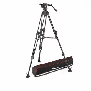 Manfrotto Zestaw 645 Alu Fast Twin + głowica 608 środ rozp MVK608TWINFA - Akcesoria do statywów - miniaturka - grafika 1
