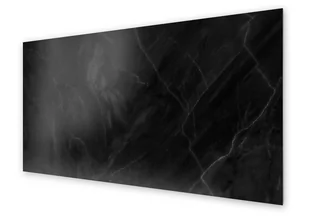 Panel kuchenny HOMEPRINT Naturalny czarny marmur 120x60 cm - Dekoracje domu - miniaturka - grafika 1