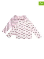 Kaftaniki dla niemowląt - Lilly and Sid Koszulki (2 szt.) w kolorze różowym - miniaturka - grafika 1