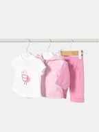 Komplety dla niemowląt - Mayoral Komplet dresowy 1878 Różowy Regular Fit - miniaturka - grafika 1