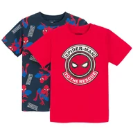 Koszulki dla chłopców - Cool Club, T-shirt chłopięcy, mix, Spider-Man, zestaw, 2 szt. - miniaturka - grafika 1