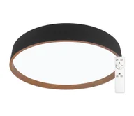 Lampy sufitowe - Top Light - LED Plafon ściemnialny LED/51W/230V + pilot czarny/brązowy - miniaturka - grafika 1