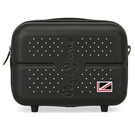 Kosmetyczki, organizery i kuferki - Pepe Jeans Laila kosmetyczka z możliwością regulacji, z torbą na ramię, czarna, 29 x 21 x 15 cm, sztywna, ABS 9,14 l - miniaturka - grafika 1