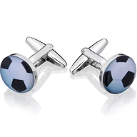 Spinki do mankietów i krawatów - Spinki do mankietów X2 Piłka - miniaturka - grafika 1