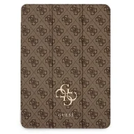 Etui do tabletów - Guess Etui na tablet Etui GUIC11G4GFBR Apple iPad Pro 11 2021 3 generacji Book Cover brąz/brown 4G Collection GUE1227BR - miniaturka - grafika 1