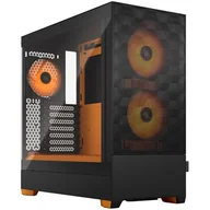 Obudowy komputerowe - Fractal Design Pop Air TG Clear Tint RGB pomarańczowa - miniaturka - grafika 1