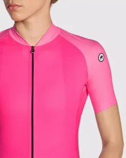 ASSOS Koszulka rowerowa damska UMA GT JERSEY C2 EVO fluo pink - Koszulki rowerowe - miniaturka - grafika 5