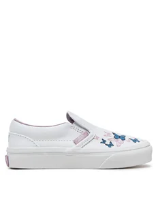 Vans Tenisówki Classic Slip-On VN000CYGAHP1 Biały - Buty dla dziewczynek - miniaturka - grafika 1