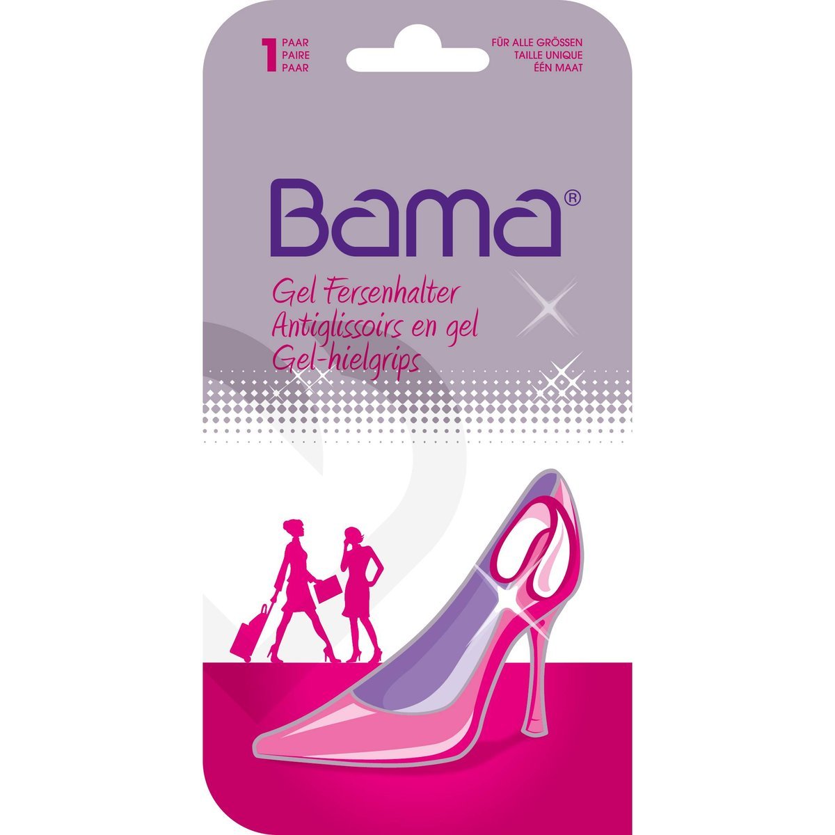 Żelowe zapiętki bama gel heel liners