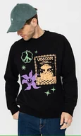 Bluzy męskie - bluza męska VOLCOM FA F RYGALSKI CREW BLACK - miniaturka - grafika 1