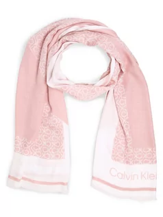 Apaszki i szaliki damskie - Calvin Klein - Szalik damski, różowy - grafika 1