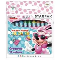 Przybory szkolne - Starpak Kredki woskowe 12 kolorów Minnie 352907 - miniaturka - grafika 1