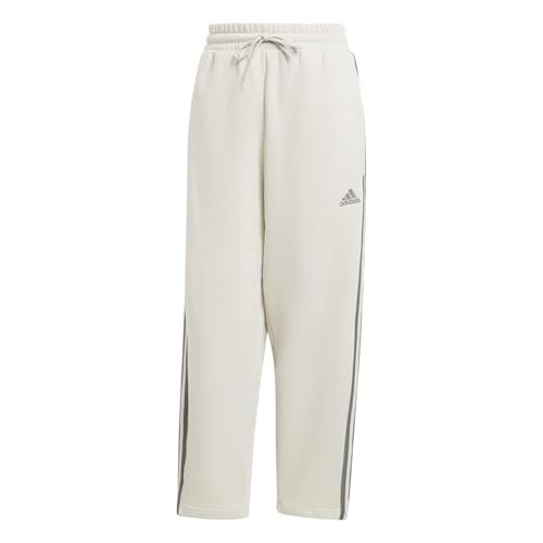 adidas Damskie spodnie polarowe Essentials z 3 paskami z otwartym obszyciem