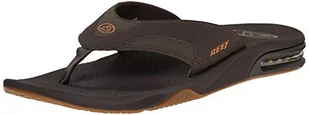 Reef Fanning męskie klapki japonki, szare, EU 36,5, brązowy - Braun Brown Gum - 35 EU - Klapki i japonki męskie - miniaturka - grafika 1