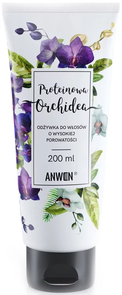 ANWEN ANWEN, odżywka do włosów wysokoporowatych, PROTEINOWA ORCHIDEA, 200ml 99