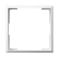 Klawisze i ramki - Ospel ARIA Ramka ozdobna do gniazd wtyczkowych pojedynczych teleinformatycznych i ściemniaczy BIAŁY ARIA RO-2U/00 - miniaturka - grafika 1