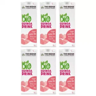 The Bridge Napój quinoa z ryżem bez glutenu Zestaw 6 x 1 L Bio - Soki i napoje niegazowane - miniaturka - grafika 1