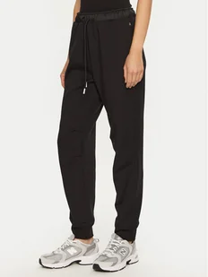 Champion Spodnie dresowe 117477 Czarny Slim Fit - Spodnie sportowe damskie - miniaturka - grafika 1