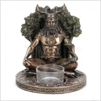 Bóg cernunnos świecznik veronese wu77807a4 - Świeczniki - miniaturka - grafika 1