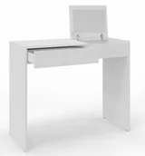 Toaletki - Toaletka Kosmetyczna Opera Biała Z Lustrem - miniaturka - grafika 1