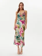 Sukienki - Guess Sukienka codzienna W5GK85 WH9C2 Zielony Regular Fit - miniaturka - grafika 1