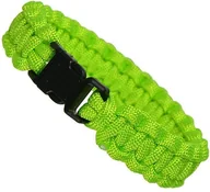 Akcesoria turystyczne - Mil-Tec Bransoleta Paracord 15mm Neonowa Zieleń - Limonkowy - L - miniaturka - grafika 1