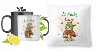 Dla Kuzyna Zestaw Kubek Magiczny + Poduszka z Nadrukiem ze Zdjęciem - Gadżety dla niej i dla niego - miniaturka - grafika 1