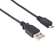 Kable USB - Kabel USB PremiumCord USB-A - micro-B 0.5 m Czarny (ku2m02f) - miniaturka - grafika 1