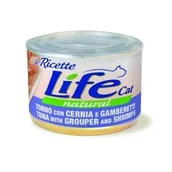 Mokra karma dla kotów - Life Pet Care Tuńczyk Grouper Krewetki Karma dla kota Puszka 150G - miniaturka - grafika 1