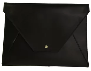 Czarny skórzany pokrowiec na laptopa 13" - Części i akcesoria do laptopów - miniaturka - grafika 1
