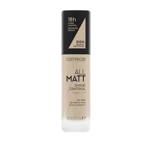 Catrice All Matt Shine Control Podkład Matujący 010N Neutral Light Beige CAT933157 - Podkłady do twarzy - miniaturka - grafika 1
